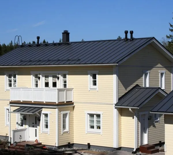 Фальцевая кровля Metehe Lock. Финляндия