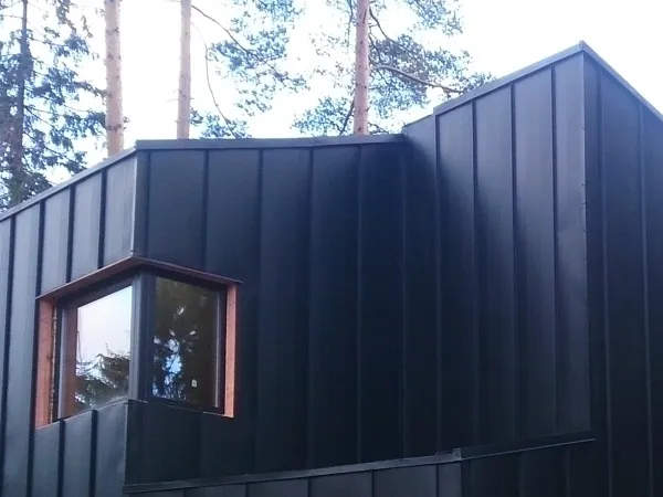 Фальцевая кровля Кликфальц с пленкой на замках | Сталь SSAB - Greencoat (Швеция), Arcelor (Бельгия) 