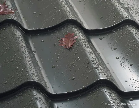 Рулонная сталь GreenCoat Crown BT (биотехнологии). Применение: модульная металлочерепица, профнастил