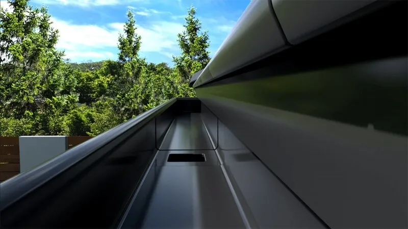 Водосточная система Galeco Stal 2 | Сталь | Квадратная