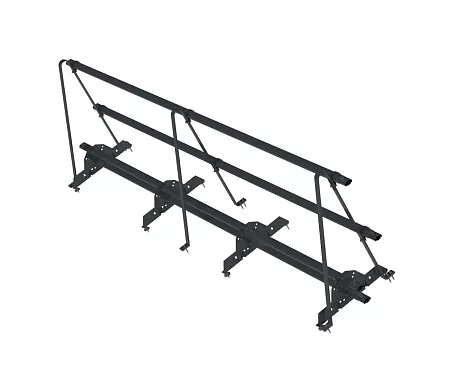 Кровельное ограждение со снегозадержателем Н=0,6 м (универсальное) на металлочерепицу и гибкую черепицу