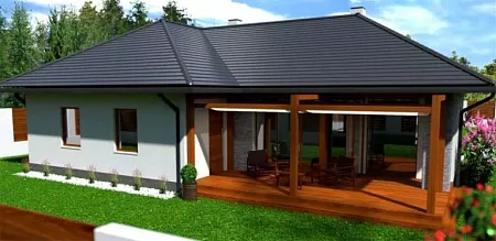 Водосточная система Galeco Stal 2 | Сталь | Квадратная