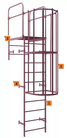Пожарные металлические лестницы | BORGE