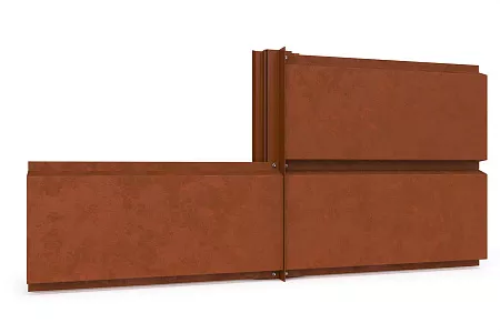 Фасадные планки Ruukki Lamella Cor-Ten 30