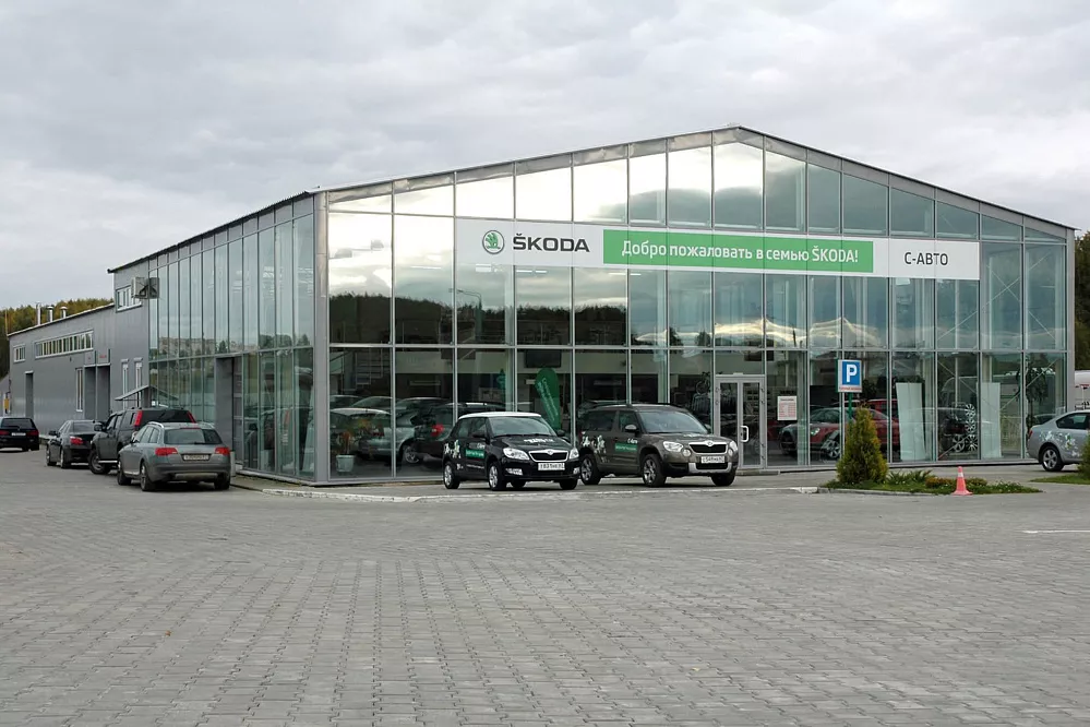 Автосалоны и паркинги из металлоконструкций