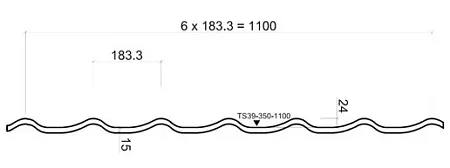 Металлочерепица тип Монтеррей | Сталь SSAB - Greencoat (Швеция), Arcelor (Бельгия), Россия