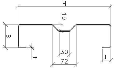 Сигма профиль | Холодногнутый Σ образный профиль
