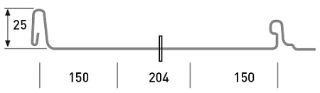 Фальцевая кровля Metehe Lock. Финляндия